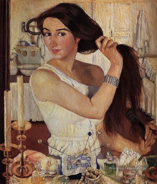 Russe œuvres - à la table d’habillage 1909 russe